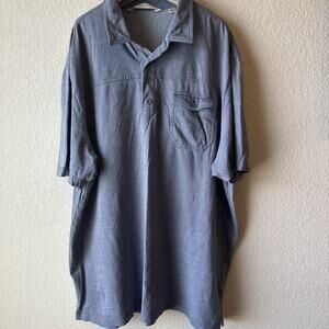 Travis Mathew Performance Golf Polo Shirt Blue Men’s XXL